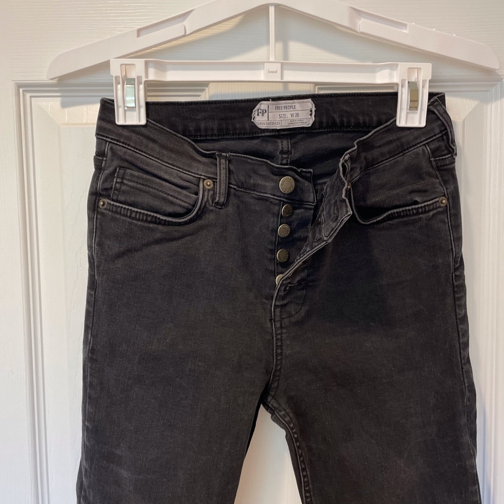 Free People Button-fly Skinny jeans